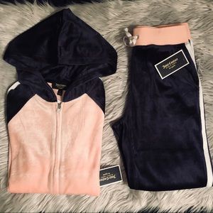 Juicy Couture Black Label Lightweight Velour Suit